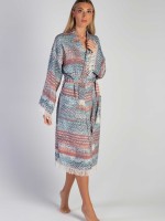 ROBE PICA - BLUE & RED